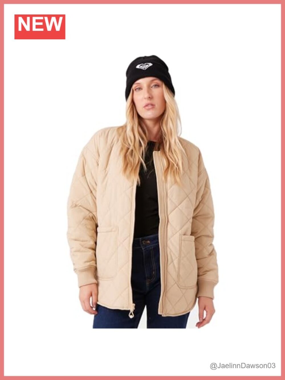 Quilted Crinkle-Nylon Bomber Jacket Faux Sherpa Lined Oversized